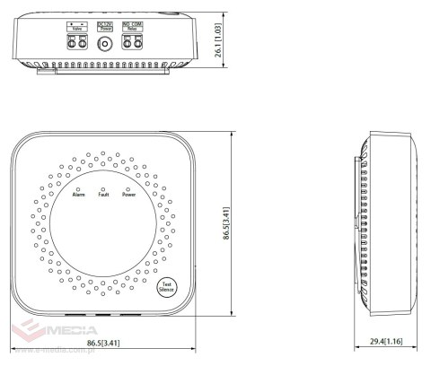 CZUJKA GAZU LPG (PROPANU) HY-GB40A WISUALARM