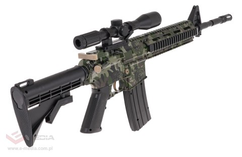 Karabin M4 Na Kulki Żelowe + Akcesoria