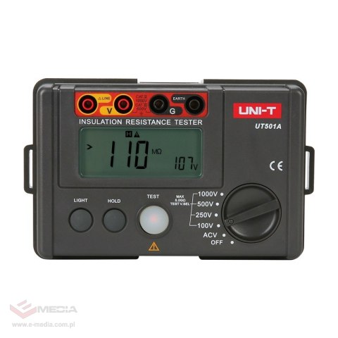 Miernik rezystancji izolacji UNI-T UT501A