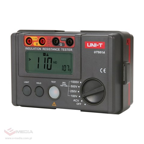 Miernik rezystancji izolacji UNI-T UT501A