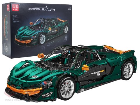 Zestaw Klocków Auto Sportowe Zielone 3268el.