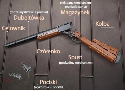 Zestaw Klocków Karabin 1054el.