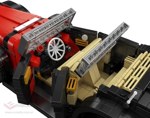 Zestaw Klocków Pojazd Retro Czerwony 1308el.