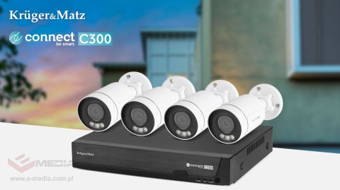 Zestaw do monitoringu IP Kruger&Matz Connect C300