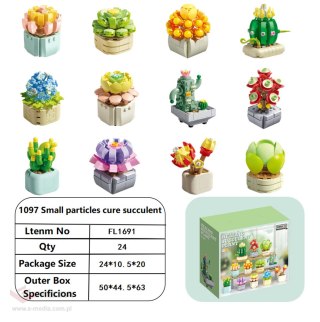 Zestaw Klocków Kwiaty 1097el.