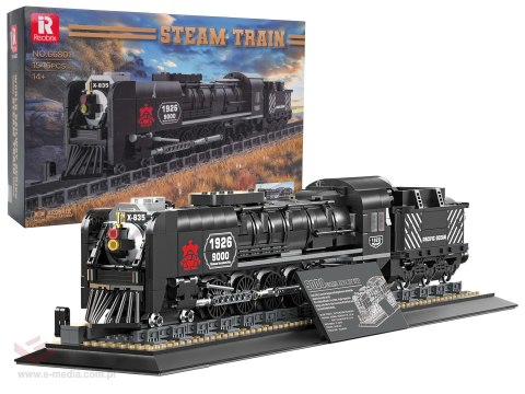 Zestaw Klocków Lokomotywa Retro 1546el.