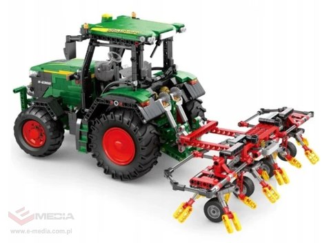 Zestaw Klocków Traktor Zielony + Akcesoria 1828el.