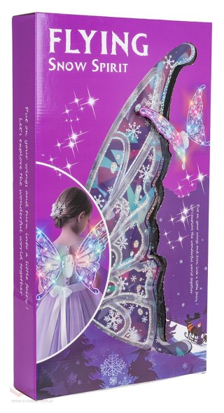 Podświetlane Skrzydła Motyla z Muzyką