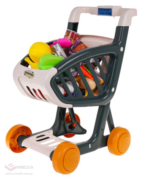 Wózek Sklepowy z Funkcją Świateł i Muzyki 41el. Zielony