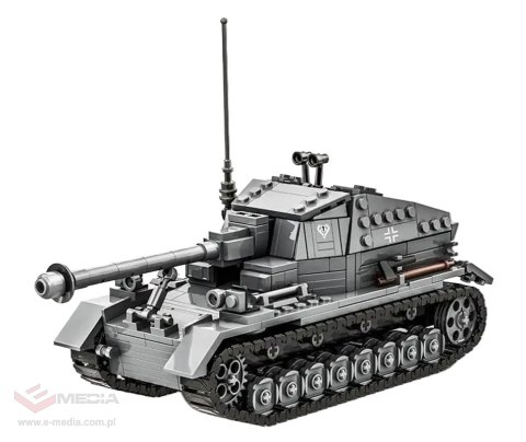 Zestaw Klocków Czołg Szary 632el.