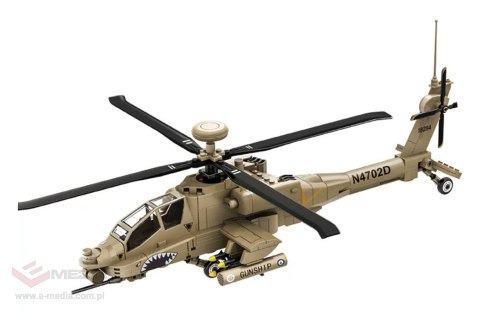 Zestaw Klocków Helikopter Wojskowy 255el.