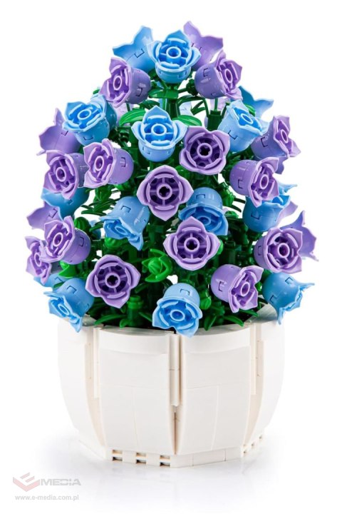 Zestaw Klocków Kwiaty Fioletowe 570el.