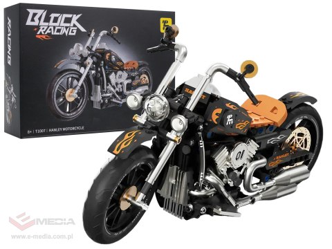Zestaw Klocków Motocykl Czarny 455el.