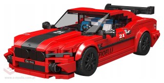 Zestaw Klocków Pojazd Sportowe Czerwone 481el.