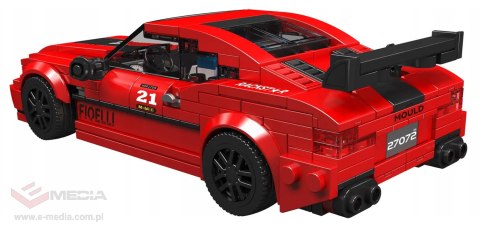 Zestaw Klocków Pojazd Sportowe Czerwone 481el.