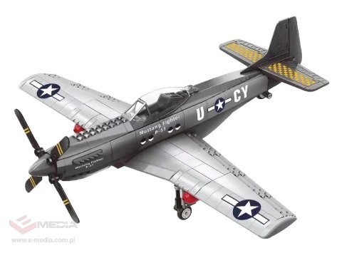 Zestaw Klocków Samolot Wojskowy 256el.