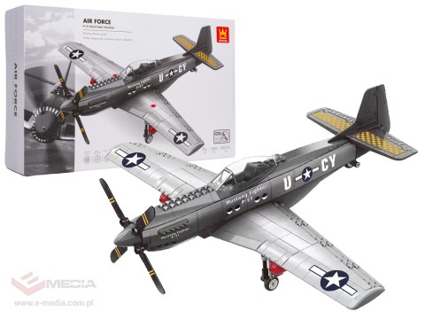 Zestaw Klocków Samolot Wojskowy 256el.