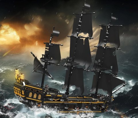 Zestaw Klocków Statek Piracki Czarny 3180el.