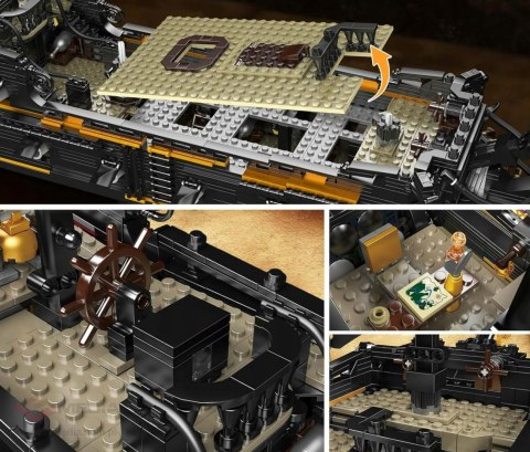 Zestaw Klocków Statek Piracki Czarny 3180el.