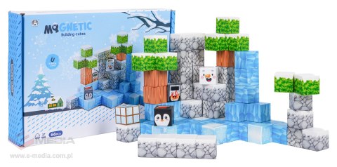 Zestaw Kostek, Klocków Magnetycznych 66el.
