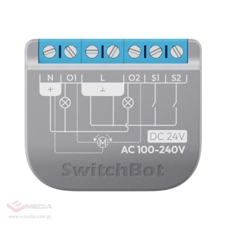 Inteligentny przełącznik dwukanałowy SwitchBot Relay Switch 2PM