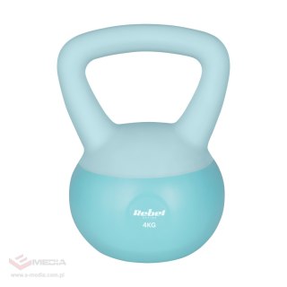Soft Kettlebell miękki winylowy 4kg REBEL ACTIVE