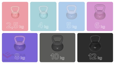 Soft Kettlebell miękki winylowy 5kg REBEL ACTIVE