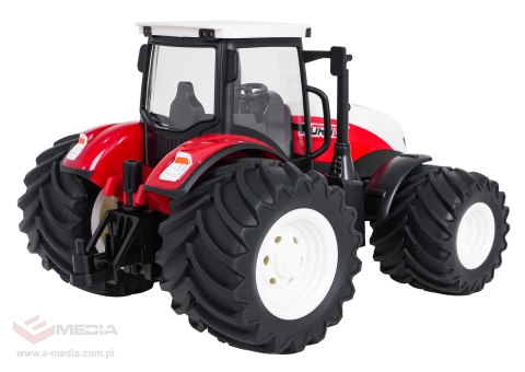 Traktor + Zgrabiarka R/C 1:24 Czerwony