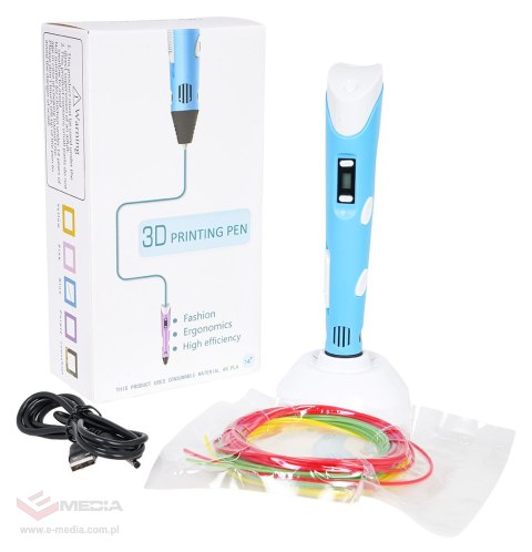 Długopis 3D Niebieski