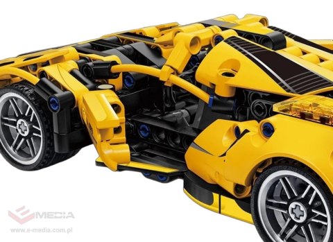 Klocki Auto Sportowe Żółte 422el.