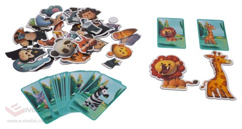 Puzzle Magnetyczne + Książeczka Safari