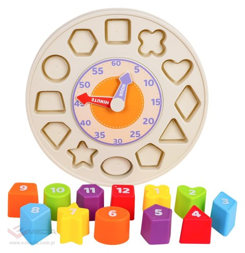 Zegar dla Najmłodszych Różne Kształty