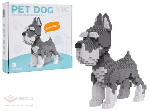 Zestaw Klocków 800el. Sznaucer