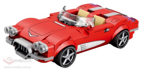 Zestaw Klocków Auto Kabriolet Czerwony 311el.