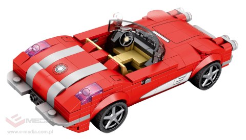 Zestaw Klocków Auto Kabriolet Czerwony 311el.