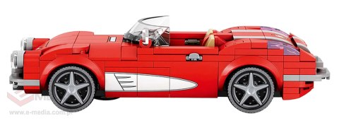 Zestaw Klocków Auto Kabriolet Czerwony 311el.