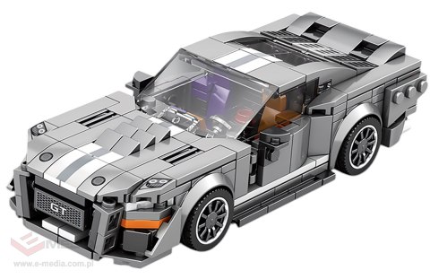 Zestaw Klocków Auto Sportowe Szare 476el.