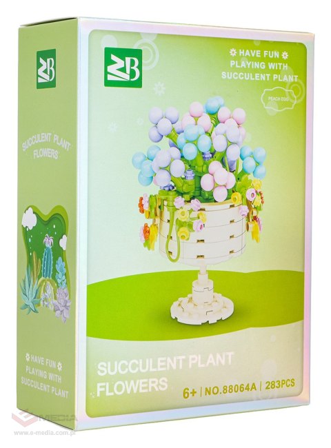 Zestaw Klocków Kwiaty 283el.