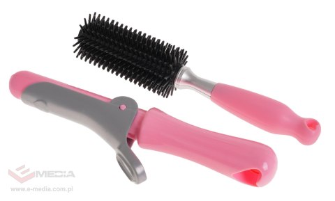 Zestaw Małej Fryzjerki dla dzieci 3+ Interaktywna Suszarka + Lokówka + Prostownica + Akcesoria