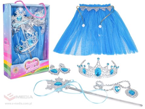 Zestaw Małej Księżniczki + Niebieska Sukienka