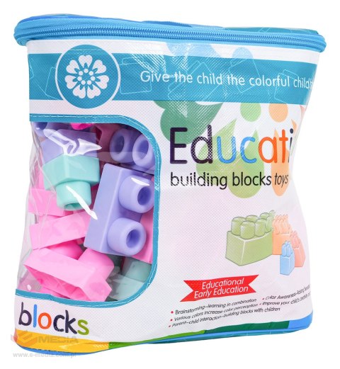 Zestaw Miękkich Klocków 56el.