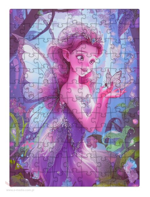 Zestaw Puzzli 100el. Wróżka Fioletowa