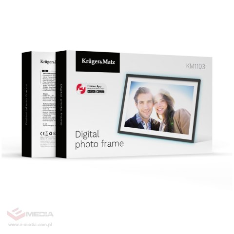 Cyfrowa ramka Kruger&Matz na zdjęcia FRAMEO WiFi 10,1" AMBILIGHT