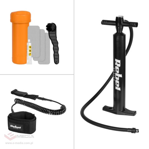Deska SUP REBEL ACTIVE pompowana 244x76x10, zestaw