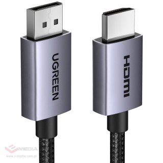 Kabel DisplayPort do HDMI Ugreen DP123 4K 30Hz, 1,5m