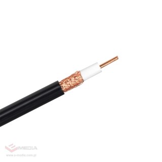 Kabel koncentyczny H1000 100m czarny