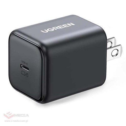 Ładowarka indukcyjna UGREEN W712 25W 3w1 USB-C (czarna)