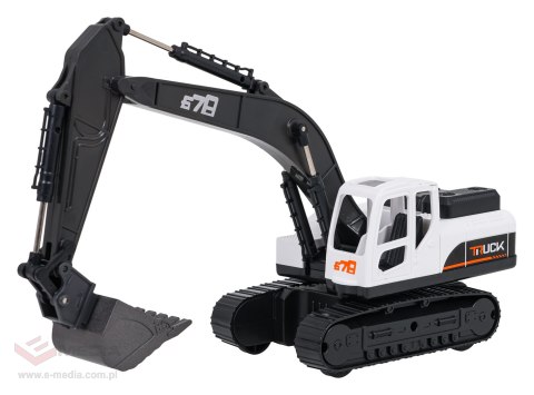 Metalowa Koparka Biała