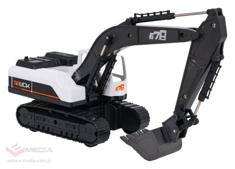 Metalowa Koparka Biała