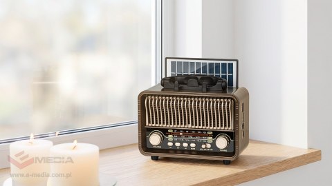 Radio przenośne analogowe solarne Kruger&Matz model KM0832